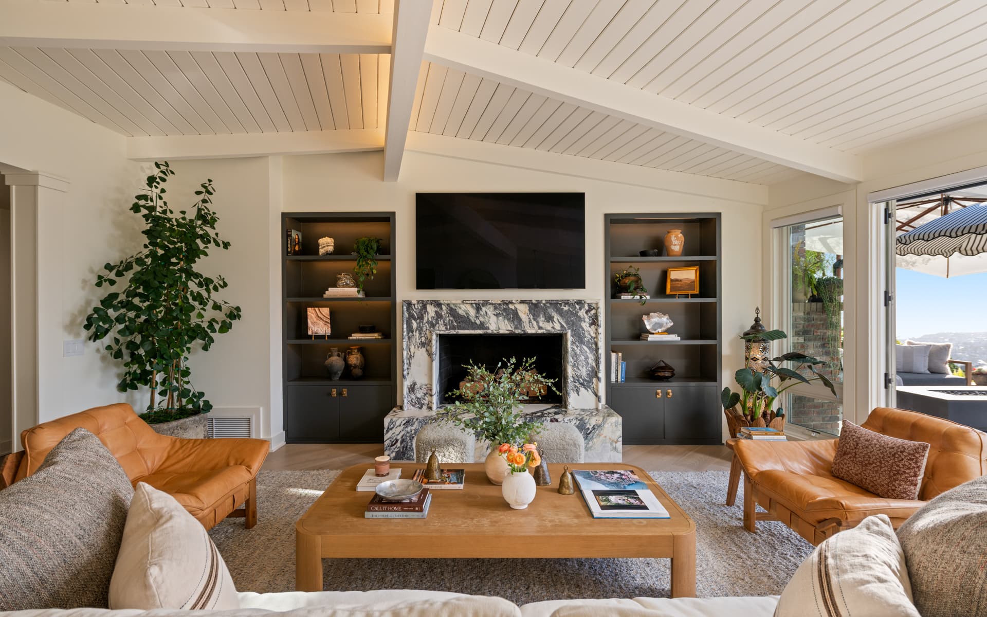 Living Room · Calacatta Apuano Hearth